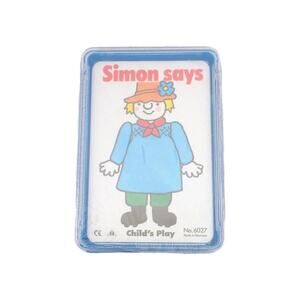 Vintage Simon Says Card Game No 6027 Child's Play Made In Germany NEW SEALED1986
